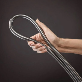 Душова стійка Hansgrohe Raindance S 240 1jet EcoSmart із термостатом чорний матовий хром 28823340