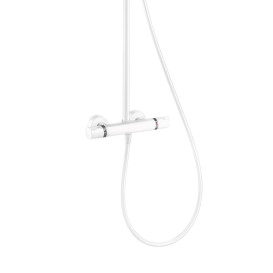 Душова стійка Hansgrohe Raindance S 240 1jet EcoSmart із термостатом чорний матовий 28823700