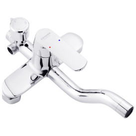 Душевая стойка Kroner KRP Armada-C064K со смесителем и душевым гарнитуром хром CV024319