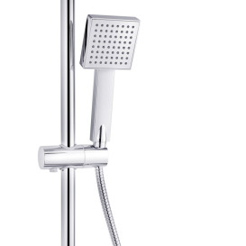 Душевая стойка Kroner KRP Armada-C064Q со смесителем и душевым гарнитуром хром CV024339