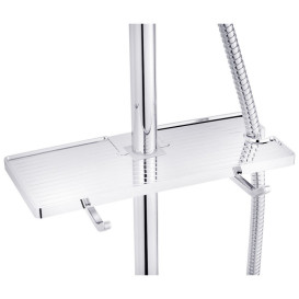 Душевая стойка Kroner KRP Armada-C064Q со смесителем и душевым гарнитуром хром CV024339