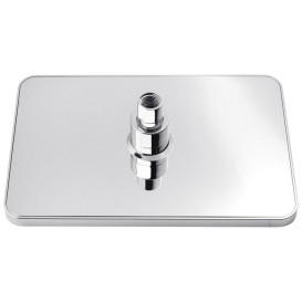 Душевая стойка Kroner KRP Armada-W066 со смесителем и душевым гарнитуром хром/белый CV033879