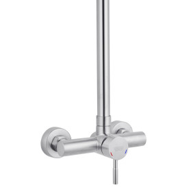 Душевая стойка Kroner KRP Edelstahl Klassisch-ESG062 со смесителем нержавеющая сталь CV029549