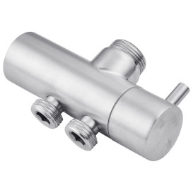 Душова стійка Kroner KRP Edelstahl Klassisch-ESG231 з душовим гарнітуром нержавіюча сталь CV029978