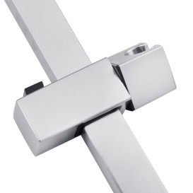 Душова стійка Kroner KRP Edelstahl Kubus-ESG231 з душовим гарнітуром нержавіюча сталь CV029977