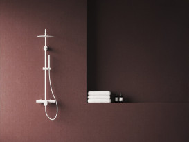 Душова стійка Ravak Spring SG 098 із змішувачем та душовим набором білий матовий X070581