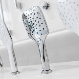 Душова стійка розсувна Ravak 10° Free TD F 098.00CR із змішувачем метал/пластик хром X070171