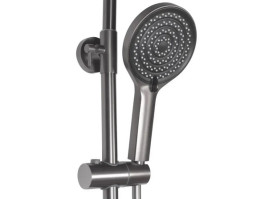 Душевая стойка для ванны Rea Savio с термостатом графит REA-P8412