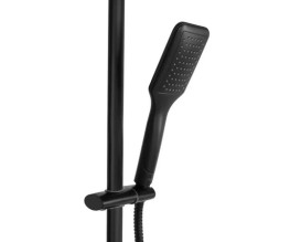 Душевая стойка Rea Tom с термостатом черный REA-P7101