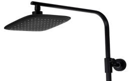 Душова стійка Rea Tom з термостатом чорний REA-P7101