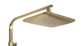 Душевая стойка Rea Tom с термостатом матовое золото REA-P5004