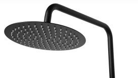 Душова стійка Rea Vincent із термостатом чорний REA-P6600