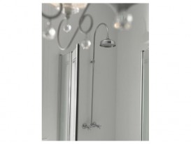 Душевая стойка с верхним душем Kerasan Retro Ø20 см хром 7397K0