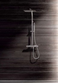 Душевая стойка Tres Project-Tres термостатическая c верхним и ручным душем хром 21139501
