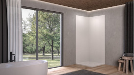 Душевая задняя стенка Kolpa San Re-Wall 80х80 см Kerrock андезит 551470