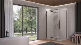 Душевая задняя стенка Kolpa San Re-Wall 120х90 см Kerrock андезит 551530