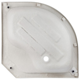 Душевой бокс Kroner KRP ArmadaSDCTG9090 90х90 см профиль сатин тонированное серое стекло CV031574