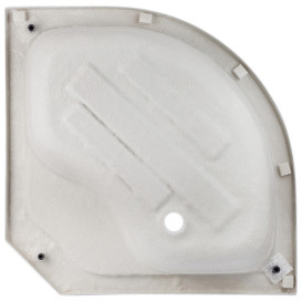 Душевой бокс Kroner KRP ArmadaWDCTF9090 90х90 см профиль сатин рифленное стекло CV031575