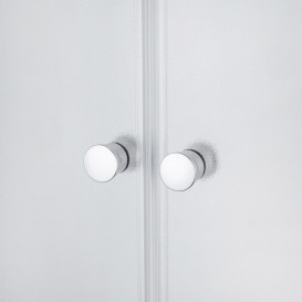 Душевой бокс Kroner KRP EnzoWDCTF9090 90х90 см профиль сатин рифленное стекло CV029571