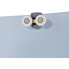 Душевой бокс Kroner KRP EnzoWDCTF9090 90х90 см профиль сатин тонированное серое стекло CV029572