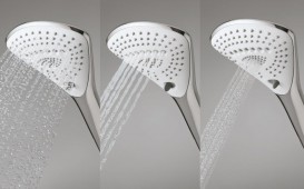 Душевой гарнитур 3S с штангой KLUDI FIZZ белый/хром 6774091-00