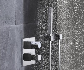 Душовий гарнітур Grohe Grohtherm Cube Rainshower Allure з термостатом латунь хром 34741000