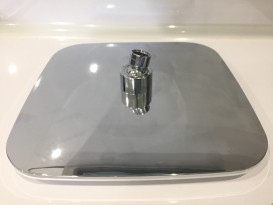 Душовий гарнітур Ravak Termo 300 TE 093.00 / 150 з верхнім і ручним душем і термостатичним змішувачем хром / білий X070099