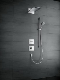 Душевой гарнитур со штангой Hansgrohe коллекция Raindance Select S 3jet 120 мм хром 26322000