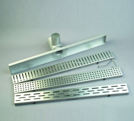 Душевой канал ACO ShowerDrain C 70х585 мм стандартный сифон без решетки нержавеющая сталь 408735