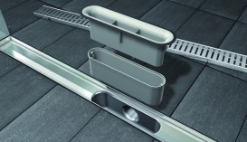 Душовою канал ACO ShowerDrain C 70х885 мм стандартний сифон без решітки нержавіюча сталь 408738