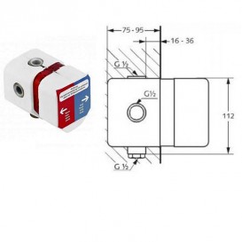 Душевой комплект 7 в 1 Kludi Pure&Easy с верхним и ручным душем латунь хром 376300565