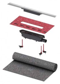 Душовий лоток TECE TECEdrainprofile 1200 мм нержавіюча сталь матова 671200