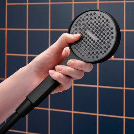 Душовий набір Hansgrohe Activera S 95 1 режим EcoSmart зі штаною 90 см чорний матовий 28042670