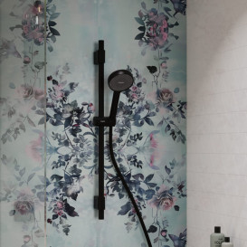 Душевой набор Hansgrohe Activera Select S 95 2 режима EcoSmart со штаной 72 см черный матовый 28048670