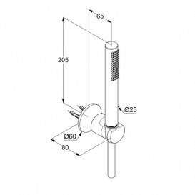 Душовий набір Kludi Nova Fonte Deco 1 тип струменя хром 2085005-35