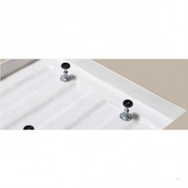 Душовий піддон акриловий Kerasan H9 з антиковзаючим покриттям 100х100 см білий 705003