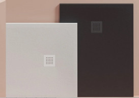 Душевой поддон Artceram Lapis 80х100 см керамика черный матовый PDR024 17;00