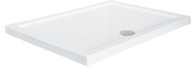 Душовий піддон Besco Alpina Slimline 100х80 см акрил білий BAA-108-P