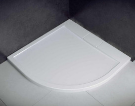 Душовий піддон Besco Axim Ultraslim 90х90 см акрил білий #BAX-90-NR