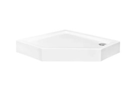 Душовий піддон Besco Bergo Slimline 90х90 см акрил білий BAB-90