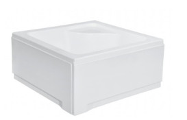 Душовий піддон Besco Igor 80х80 см із сидінням акрил білий #BAI-80