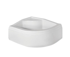 Душовий піддон Besco Maxi 120x85 см R правий акрил білий BAM-120-NP