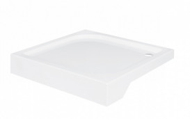 Душовий піддон Besco Oskar 80х80 см акрил білий #BAO-80-PK