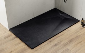 Душевой поддон Besco Vexo 140х90 см SMC черный BVB-140-90-P