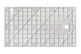 Душовий піддон Besco Vexo 180х90 см SMC білий мармур VM-180-90-P