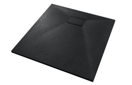 Душовий піддон Besco Vexo 90х90 см SMC чорний BVB-90-90-K