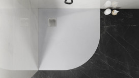 Душевой поддон Besco Vexo 90х90 см SMC белый BV-90-90-P