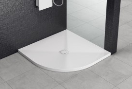 Душовий піддон чверть кола Kolpa San Lavolta 100 см R kerrock білий 561330