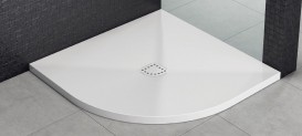 Душевой поддон четверть круга Kolpa San Lavolta 90 см R Kerrock белый 561320