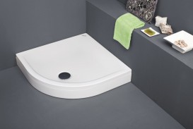 Душевой поддон четверть круга Kolpa San Eisa 90x90 см акрил белый 995200